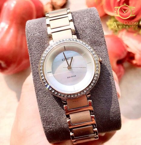 Đồng Hồ Citizen Eco-Drive Rose Gold-tone Paradex Ladies watch EM0483-54D