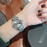 Đồng hồ Citizen Eco-Drive Silhouette Crystal Silver Tone FE1150-58H