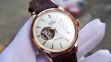 Đồng hồ Orient Bambino Open Heart Rose Gold 2018 RA-AG0001S10B