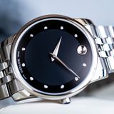 Movado 0606878 Museum Diamond Watch 40mm