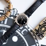 Longines Flagship L4.974.4.57.2 Diamond Black