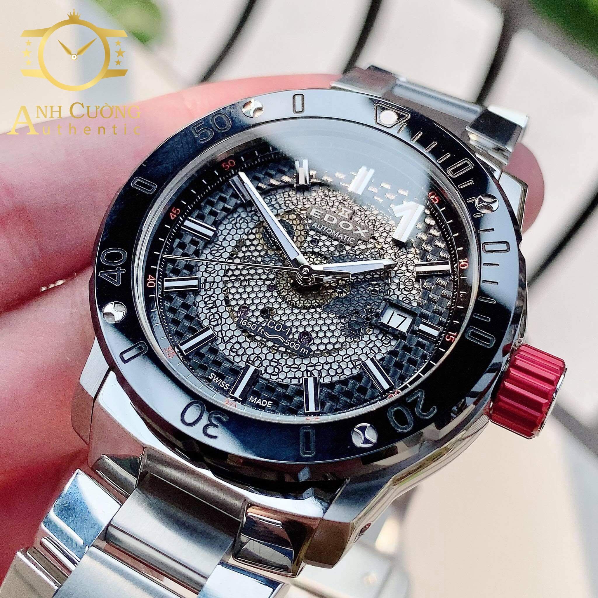 EDOX CHRONOFFSHORE AUTOMATIC 80099-3RM-NIN 43MM – ACAuthentic