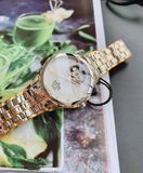 Đồng hồ Edox White Dial Automatic Two Tone Ladies Watch 85013 357J AID