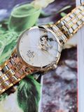 Đồng hồ Edox White Dial Automatic Two Tone Ladies Watch 85013 357J AID