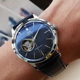 Đồng hồ Orient Bambino Open Heart Blue 2018 RA-AG0005L10B