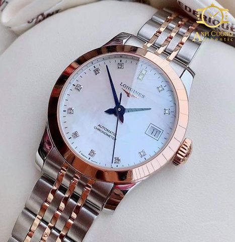 Đồng hồ Longines Record Mother Of Pearl Dial Ladies Watch L2.320.5.87.7