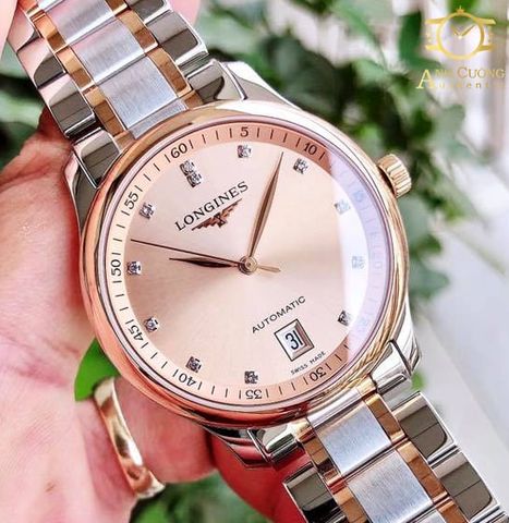 Đồng hồ Longines Master Diamond Rose Gold Date L2.628.5.99.7 ( L26285997 )