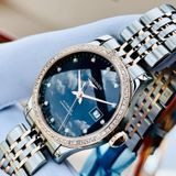 Longines Record Automatic Chronometer 18K Diamond Black Dial L2.320.5.59.7 (L23205597)