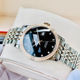 Longines Record Automatic Chronometer 18K Diamond Black Dial L2.320.5.59.7 (L23205597)
