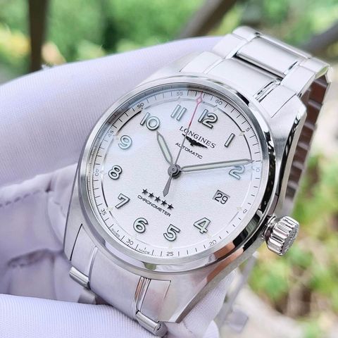 Longines Spirit Automatic White Dial L3.810.4.73.6