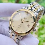 Longines Flagship Automatic Men's Dress Watch Diamonds L4.774.3.37.7