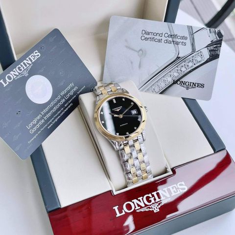 Longines Flagship Men's Black Dial Automatic L4.774.3.57.7