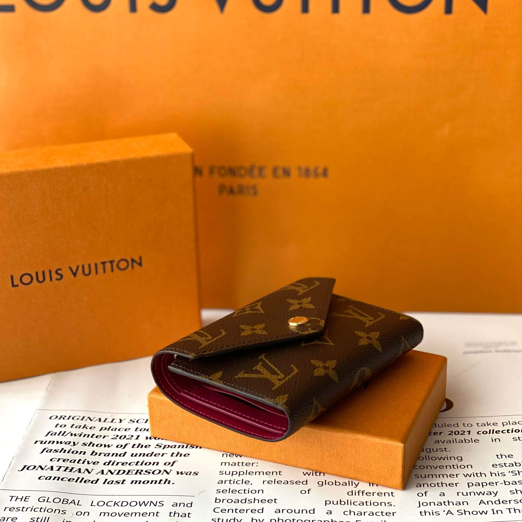 Victorine Wallet Monogram  Women  Small Leather Goods  LOUIS VUITTON 