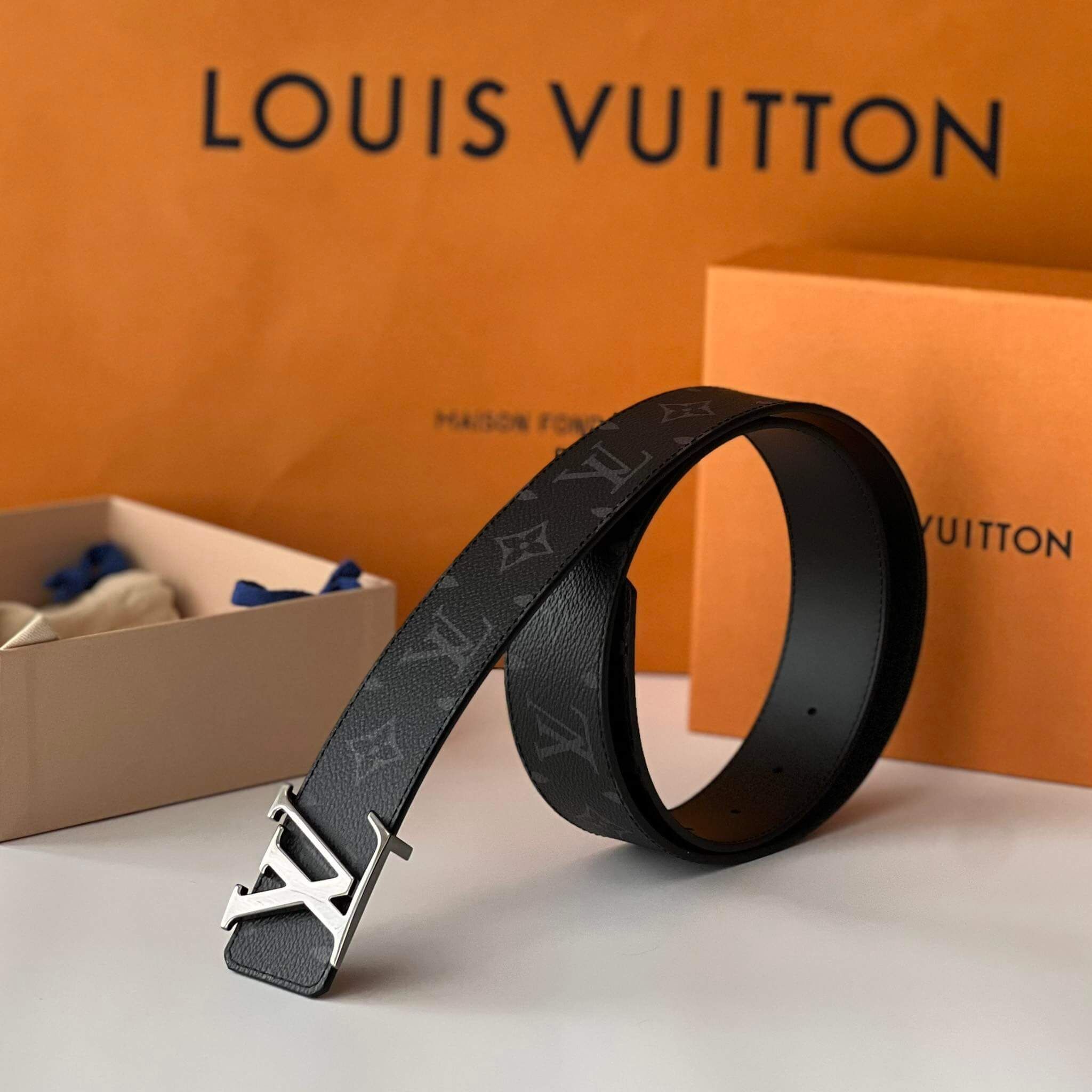 Louis Vuitton  Accessories  Authentic Louis Vuitton Monogram Belt M943  Size 36  Poshmark
