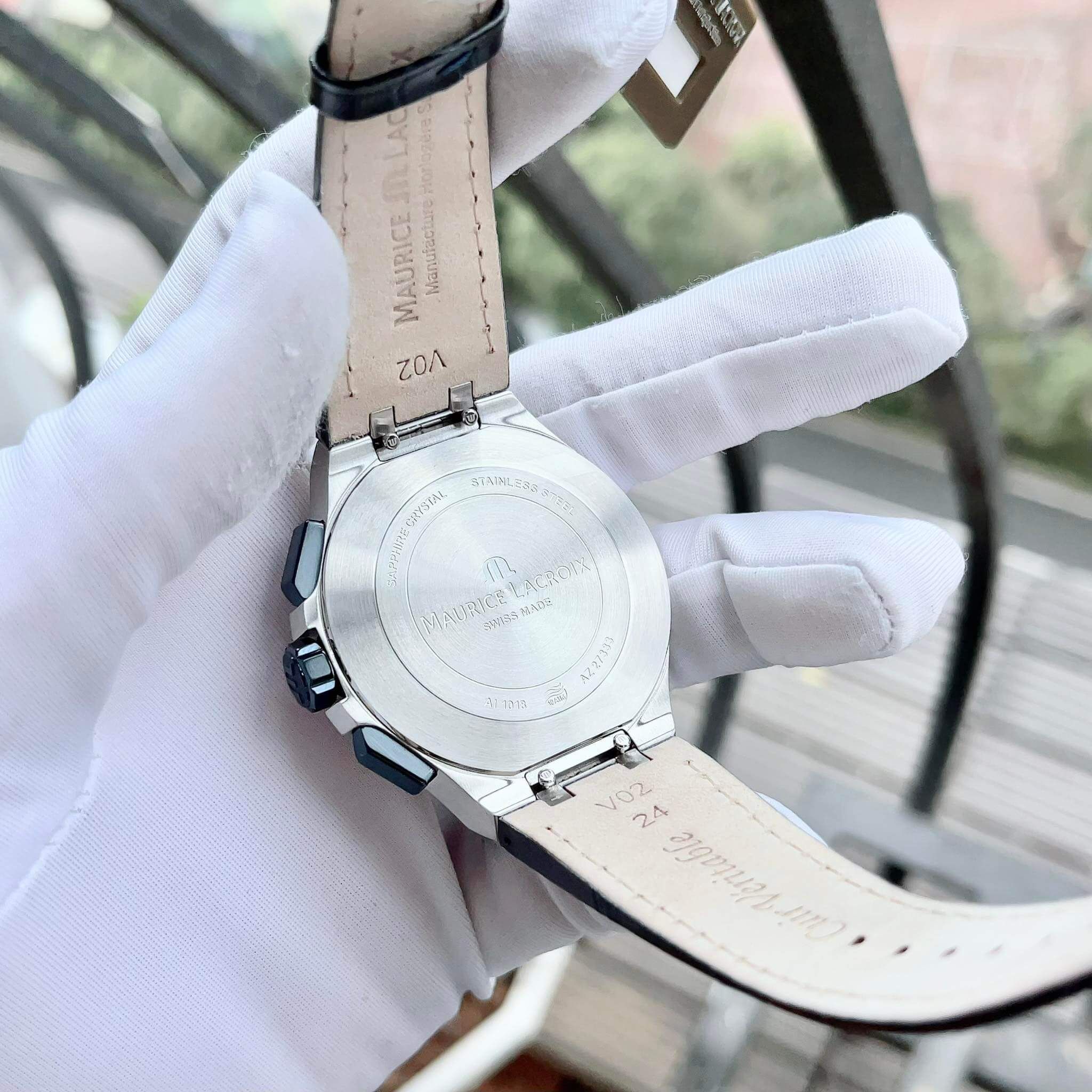 Maurice Lacroix Aikon Chronograph AI1018 SS001 432 4 ACAuthentic