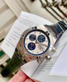 Đồng hồ Maurice Lacroix Aikon Chronograph Blue & White AI6038-SS001-131-1