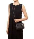 Túi xách Michael Kors Ava mini top handle leather satchle shoulder bag black