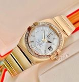 Đồng hồ Omega 11133500 Constellation Double Eagle Yellow Gold 18k set with Diamonds ladies