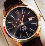 Đồng hồ Orient Classic Day Date Black Dial Rose Gold FAL00004B0