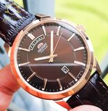 Đồng hồ Orient Daydate Classic Brown Dial Men's Watch FEV0U002TH