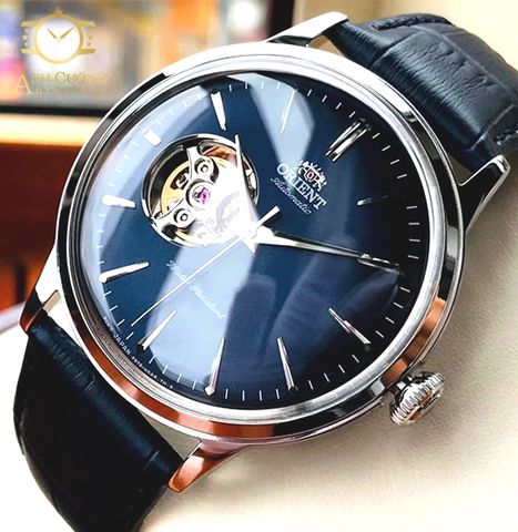 Đồng hồ Orient Bambino Open Heart Blue 2018 RA-AG0005L10B