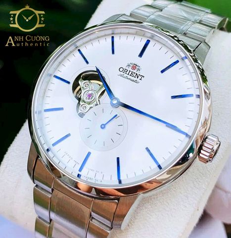 Đồng hồ Orient Maestro Open Heart White Dial RA-AR0102S00C