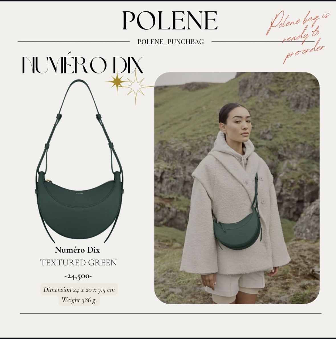 Polene Numero Dix Màu Vert Graine