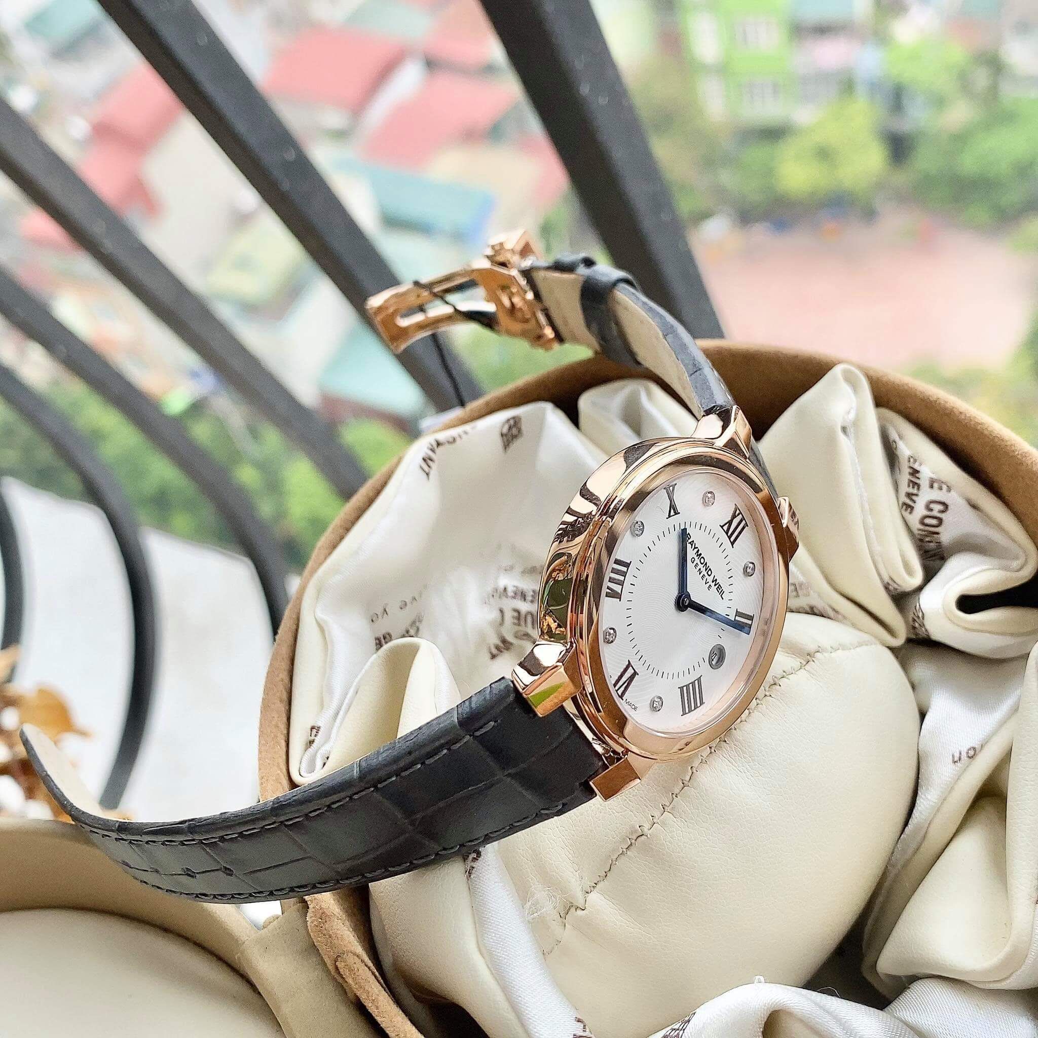 Raymond weil jasmine store diamond watch