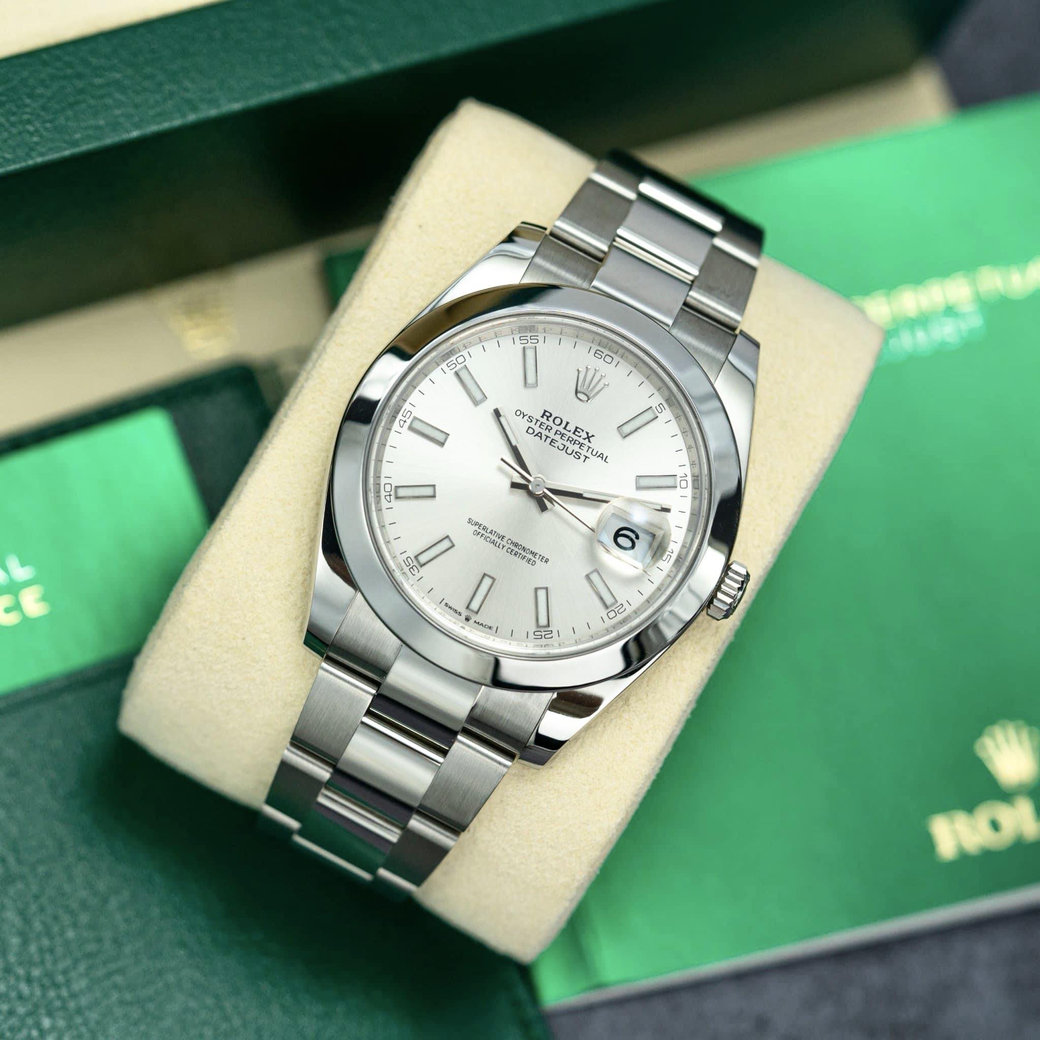 Rolex 126300 Silver - likenew 98.9%