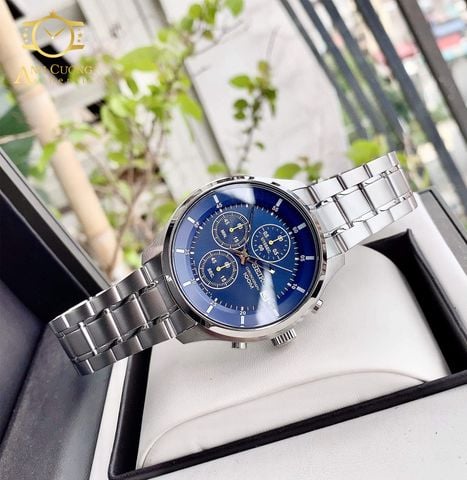 Đồng hồ Seiko Chronograph Blue SKS537