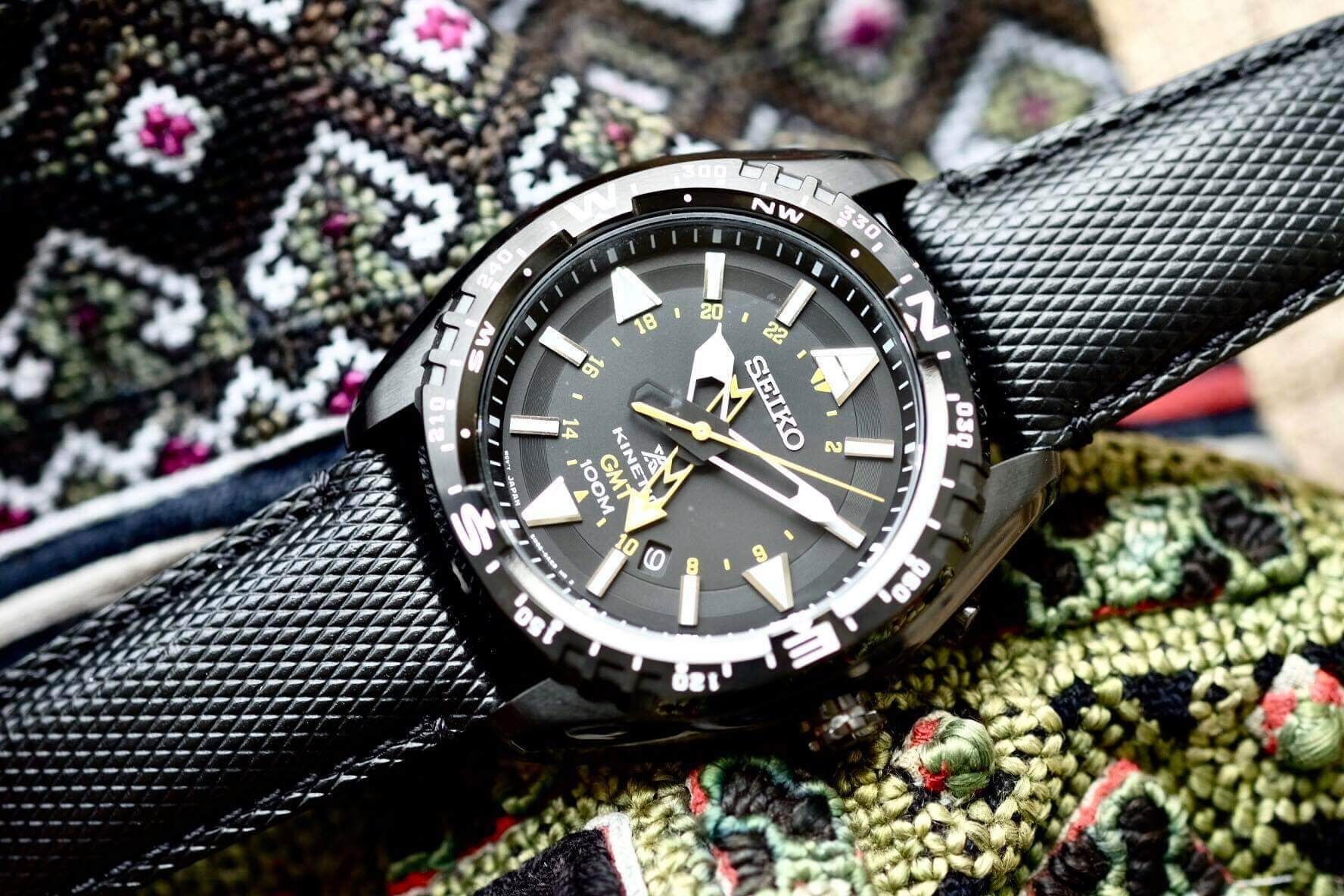 Đồng hồ Seiko Prospex Kinetic GMT Black Dial SUN057 – ACAuthentic