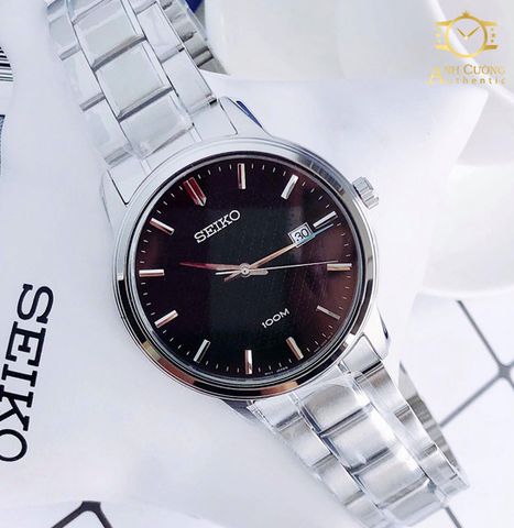 Đồng hồ Seiko Neo Classic Black Dial SUR195