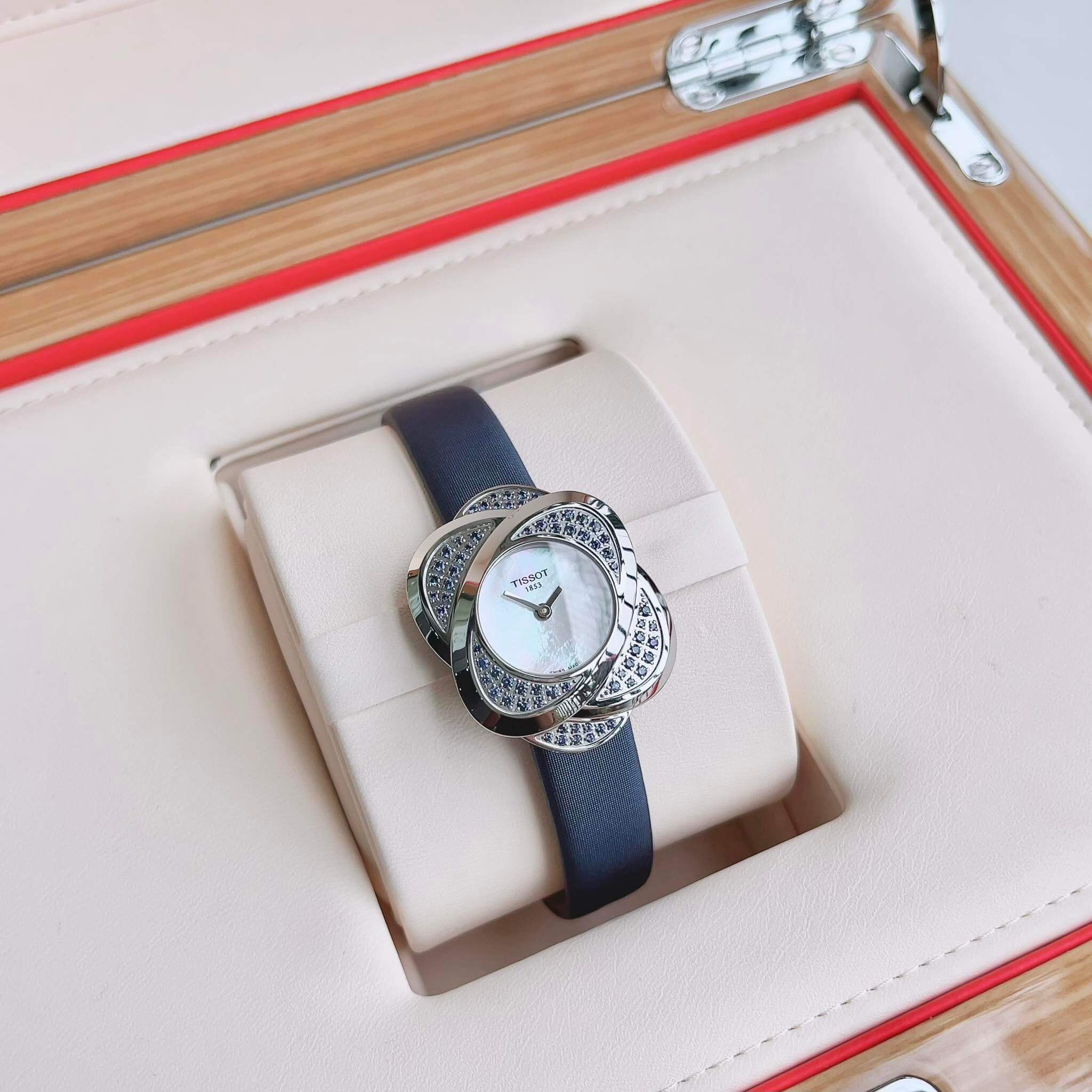 Tissot Women's T03123580 T-Trend Collection Precious Flower Blue Sapphire  Watch