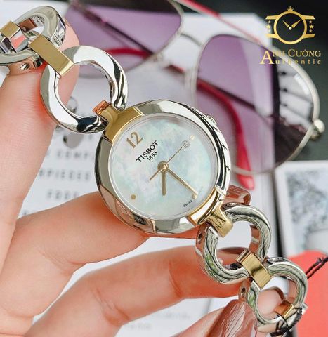 Đồng hồ Tissot Two-Tone White Ladies Watch T084.210.22.117.00 ( T0842102211700 )