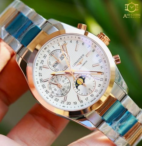 Đồng hồ Longines Conquest Classic Chronograph Moonphase L2.798.5.72.7 ( L27985727 )