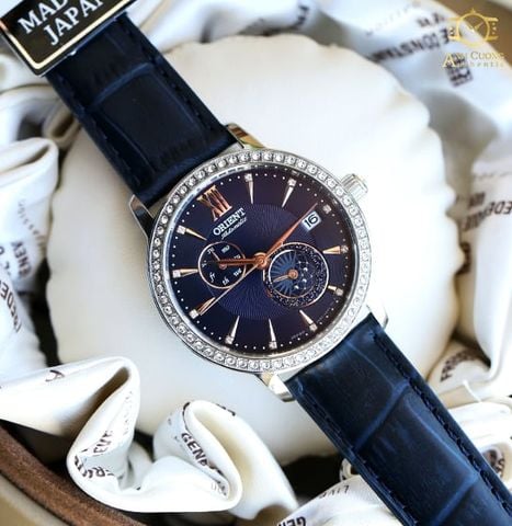 Đồng Hồ Orient Automatic Classic Swarovski Crystal Elegant Ladies watch RA-AK0006L10B