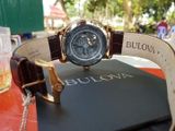 Đồng hồ Bulova Mechanical Open Heart Rose gold men's watch 97A109