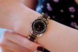 Đồng hồ Tissot T-Trend Black Ceramic Diamond Ladies Watch T064.210.22.056.00 ( T0642102205600 )