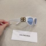 Mắt kính Balenciaga Dinasty D-Frame Sunglasses 621642-T00019000 trắng xanh