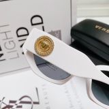 Mắt kính Versace Medusa Crystal Sunglasses trắng