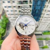 Orient star RE-AV0B01S Open heart SS trắng