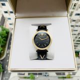 Đồng hồ Versace V-Twist Black VELS00619 dây da đen
