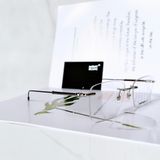 Mắt kính Mont Blanc rimless MB 0049 O 003 gọng đen