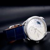 Đồng hồ HERMES ARCEAU PETITE LUNE SPRINKLING OF DIAMONDS AND SAPPHIRES W049630WW00