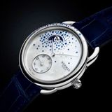 Đồng hồ HERMES ARCEAU PETITE LUNE SPRINKLING OF DIAMONDS AND SAPPHIRES W049630WW00