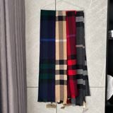 Khăn Burberry cashmere sọc kẻ đủ màu