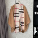 Khăn Burberry cashmere màu kem