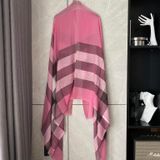 Khăn burberry hồng sọc caro