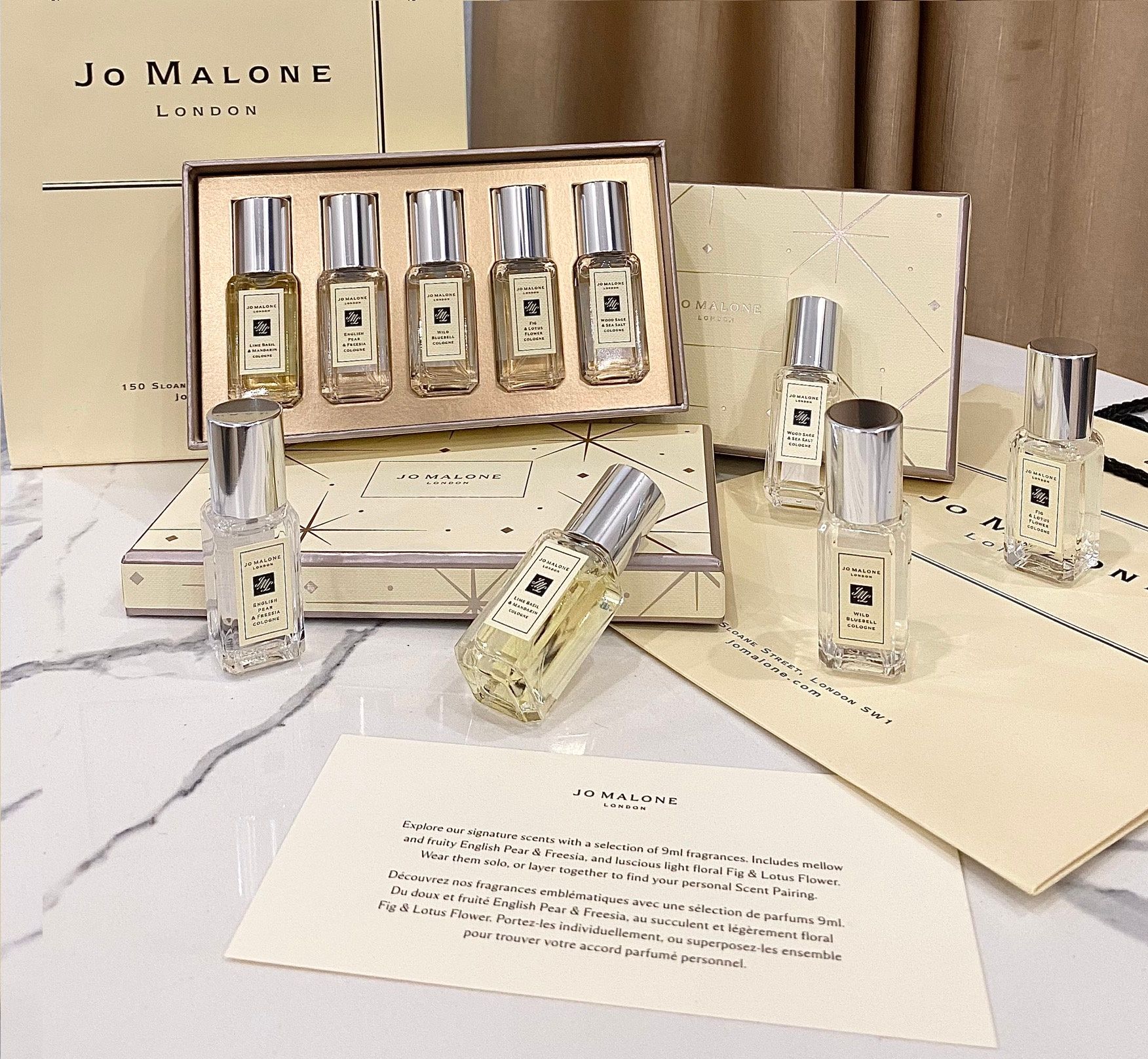 Set Nước Hoa Jo Malone Cologne Collection Coffret De Colognes ( 5x9ml )