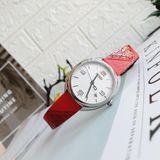 Đồng hồ Fendi Momento White Dial Red Leather Ladies Watch F217034573D1